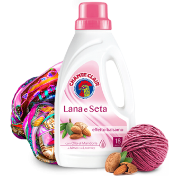 Гель для прання Chante Clair Lana & Seta Olio di Mandorla, 900 мл (18 прань)