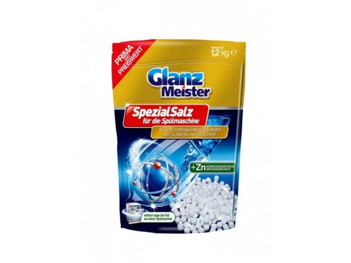 Сіль для посудомийних машин таблетована Glanz Meister 1,2 кг