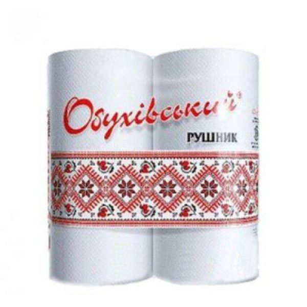 Рушники паперові 2-сл. "Обухівський Рушник" 2 шт.
