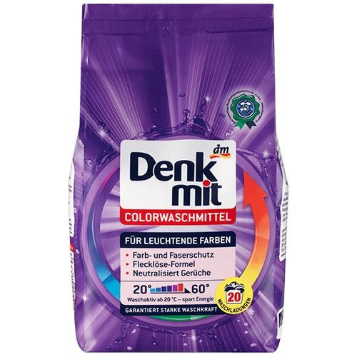 Порошок для прання кольорових речей DenkMit Color 20 прань Порошок для прання кольорових речей DenkMit Color 20 прань