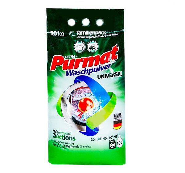 Пральний порошок Purmat Universal для всіх типів білизни, 10 кг (100 прань) Пральний порошок Purmat Universal для всіх типів білизни, 10 кг (100 прань)