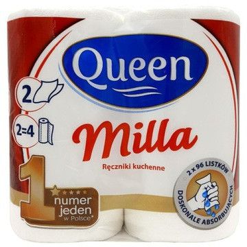 Паперовий рушник Queen мила 2x96 аркушів