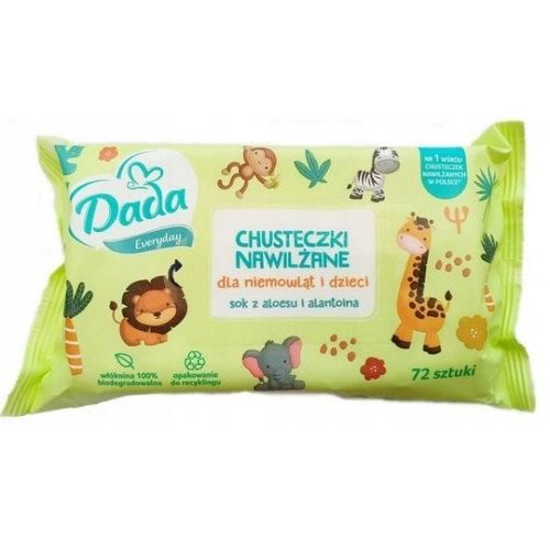 Вологі серветки Dada 72 шт.