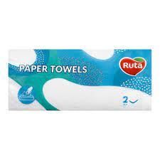 Паперові рушники Ruta V-складання двошарові 80 аркушів