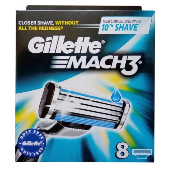 Змінні касети GILLETTE MACH3 8 шт.