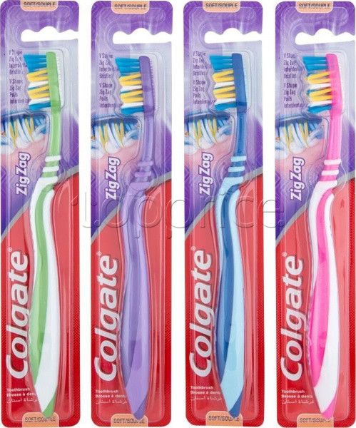 Характеристики Зубна щітка Colgate Zig Zag м'яка 1 шт.