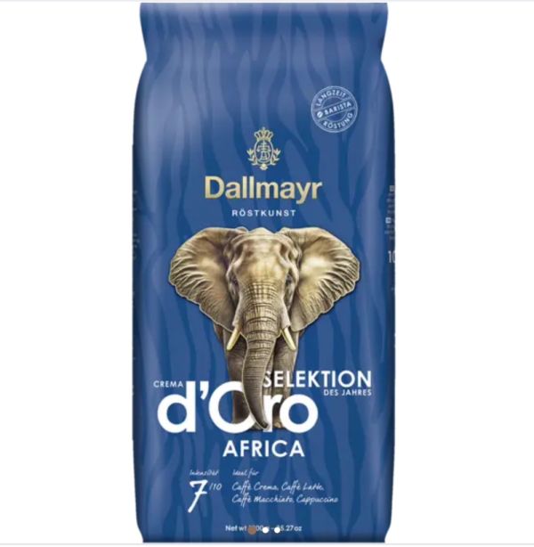 Кава в зернах Dallmayr Crema D'oro AFRICA (Dallmayr Selektion Africa) 1кг