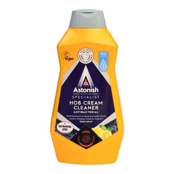 Антибактеріальний крем для чищення плити / склокераміки / мікрохвильових печей Astonish Specialist Zesty Lemon 500 мл