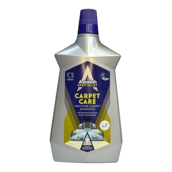 Суперконцентрований шампунь для пилососів з дезінфікуючим ефектом Astonish 1 л