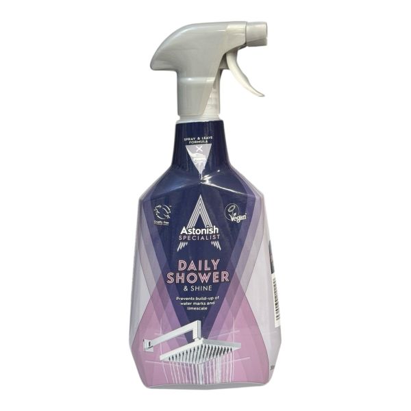 Засіб для чищення душових кабін Astonish daily shower 750 мл.