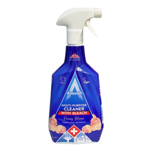 Засіб для миття ванної кімнати з відбілюючим ефектом Astonish Peony Bloom спрей 750 мл