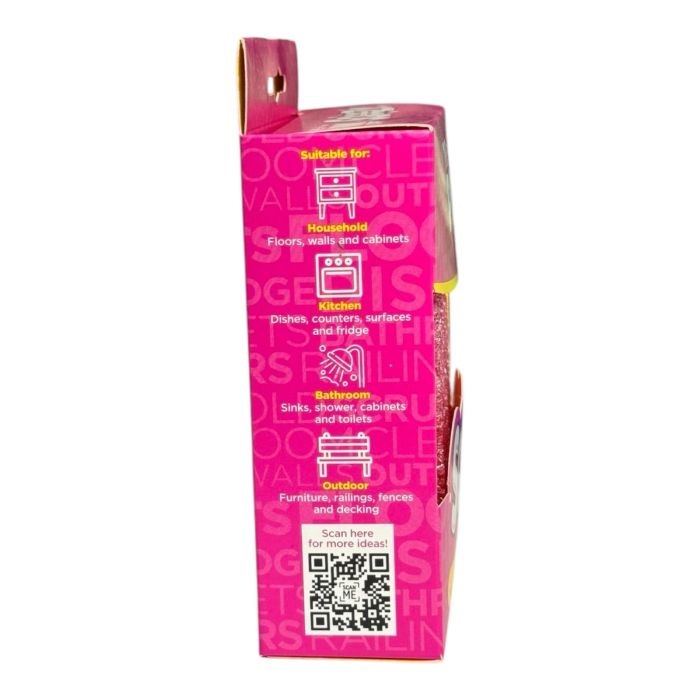 Губка для прибирання універсальна скрубер The Pink Stuff Sqeezy Miracle Scrubber 1 шт
