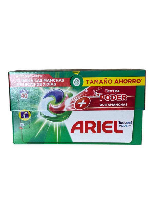 Ariel капсули Extra poder з плямовивідником 4в1 40шт Ariel капсули Extra poder з плямовивідником 4в1 40шт