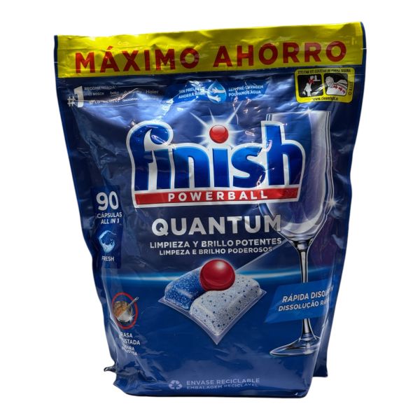 Таблетки для посудомойних машин Finish Quantum fresh 90 шт