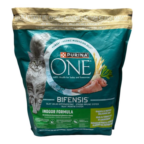Сухий корм PURINA ONE Indoor для дорослих котів, що постійно перебувають у приміщенні, з індичкою 1.5 кг