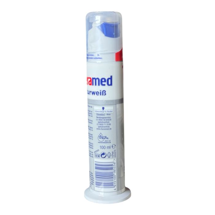 Зубна паста в тубі відбілююча Theramed Natur — Weib 100ml