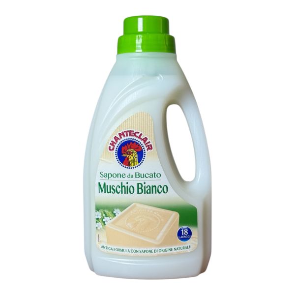 Господарське гель мило для прання Chante Clair білий мускус 18 прань 1000 мл