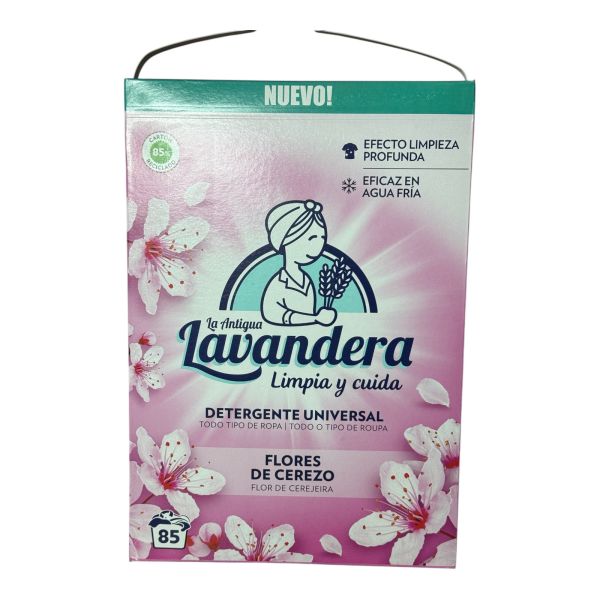 Пральний порошок Lavandera Universal flores de cerezo 4.675 кг (85 прань) Пральний порошок Lavandera Universal flores de cerezo 4.675 кг (85 прань)