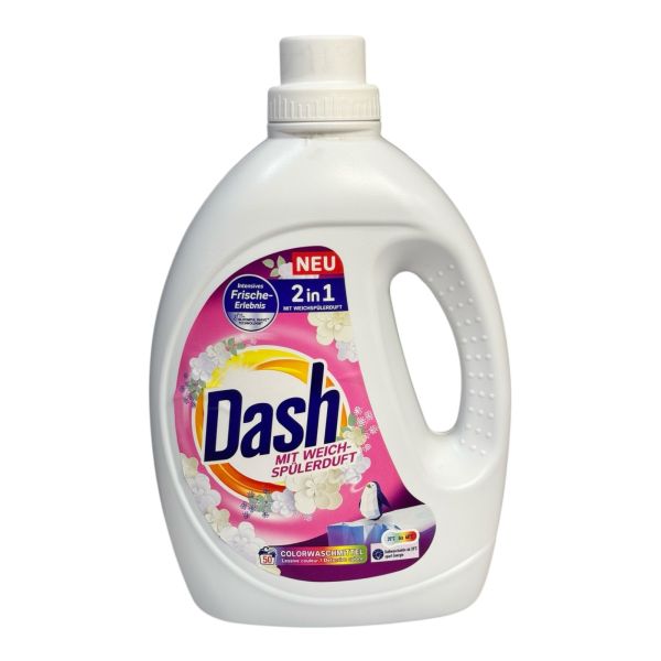 Dash ColorWaschmittel 2 in 1 Гель для прання кольорових речей 50прань- 2,25 л Dash ColorWaschmittel 2 in 1 Гель для прання кольорових речей 50прань- 2,25 л