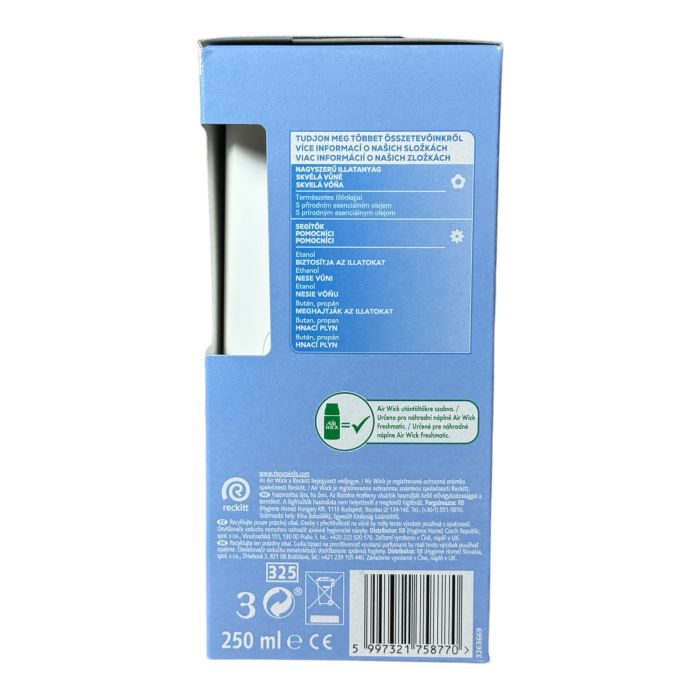 Автоматичний аерозольний освіжувач повітря Air Wick Свіжість Білизни 250 ml
