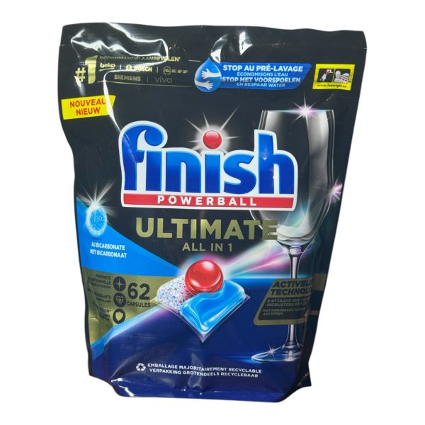 Капсули для ПММ Finish ULTIMATE ALL IN 1-62 шт