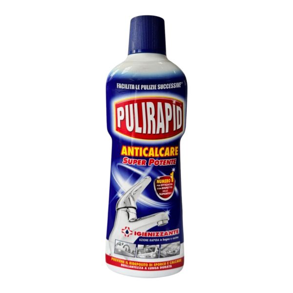 Засіб проти вапняного нальоту 750мл Pulirapid Anticalcare (Італія)