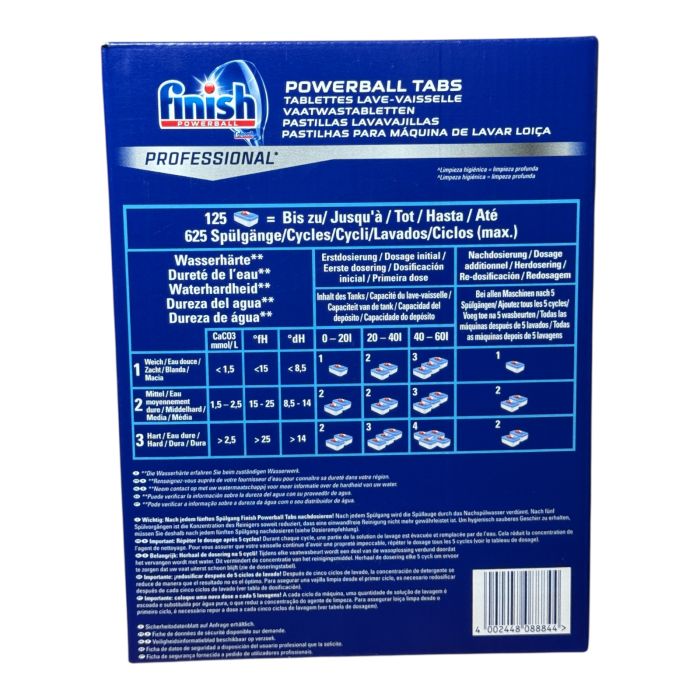 Таблетки для посудомийки Finish Professional 125 шт.