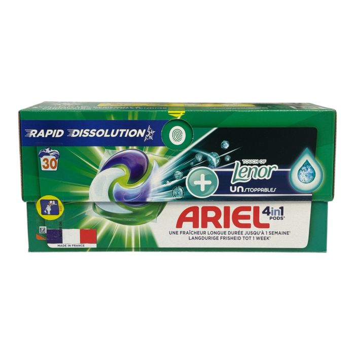 Універсальні капсули для прання Ariel PODS All 4-in-1 TOUCH OF LENOR 30 шт