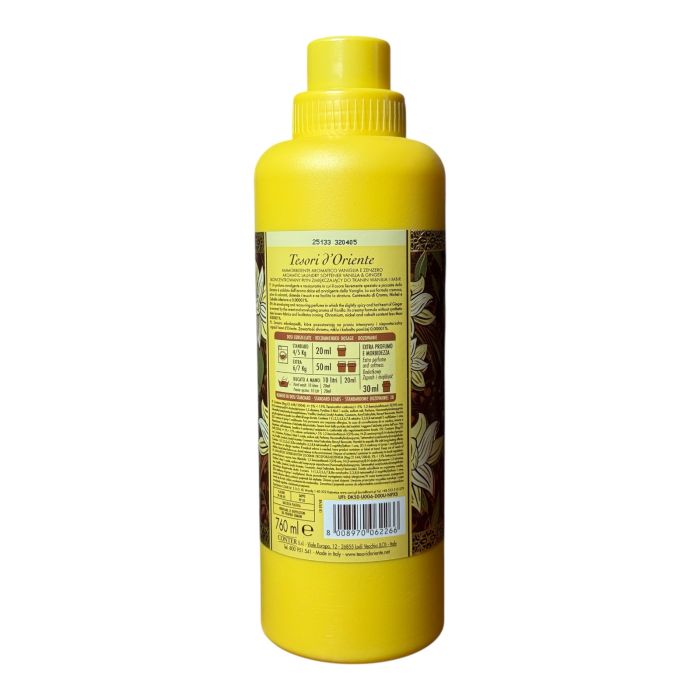 Кондиціонер для прання TESORI Vaniglia e Zenzero 760ml,38 прань