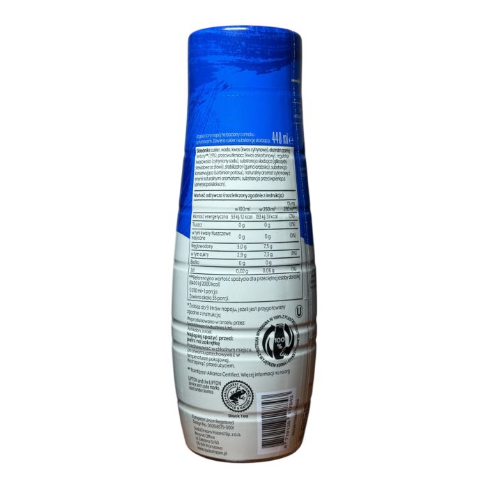 Сироп Sodastream Lipton lemon Ice Tea 440ml