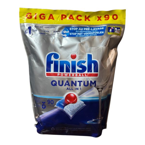 Таблетки для посудомийних машин Finish Quantum all in1 90 шт