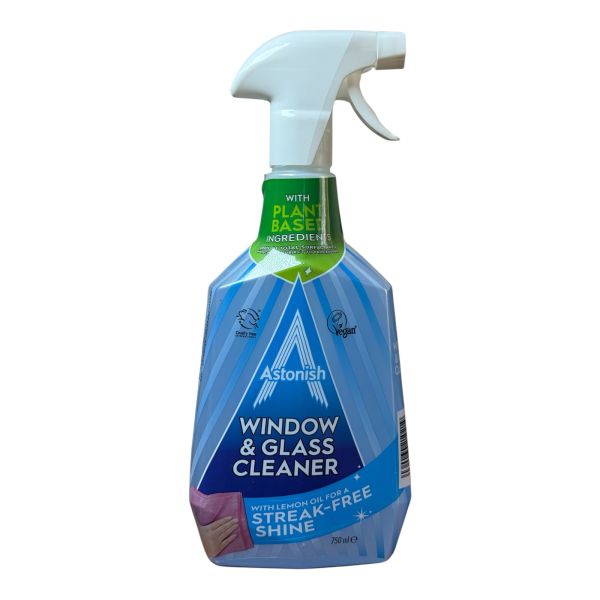 ASTONISH спрей для миття вікон та скла з ефектом анти-запотівання 750 мл