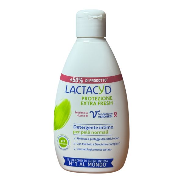 Антибактеріальний гель для інтимної гігієни Lactacyd Protezione extra fresh 300 ml