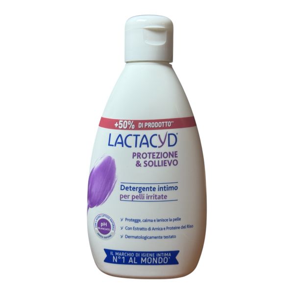 Антибактеріальний гель для інтимної гігієни Lactacyd Protezione & sollievo 300 ml