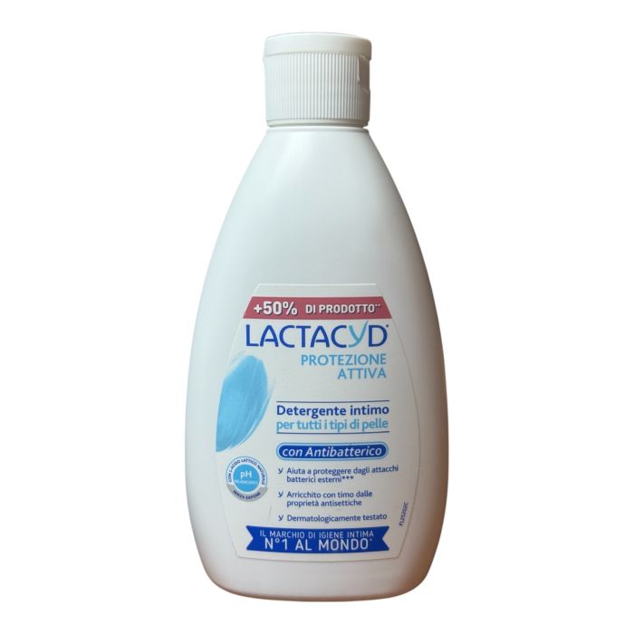 Антибактеріальний гель для інтимної гігієни Lactacyd protezione attiva 300 мл