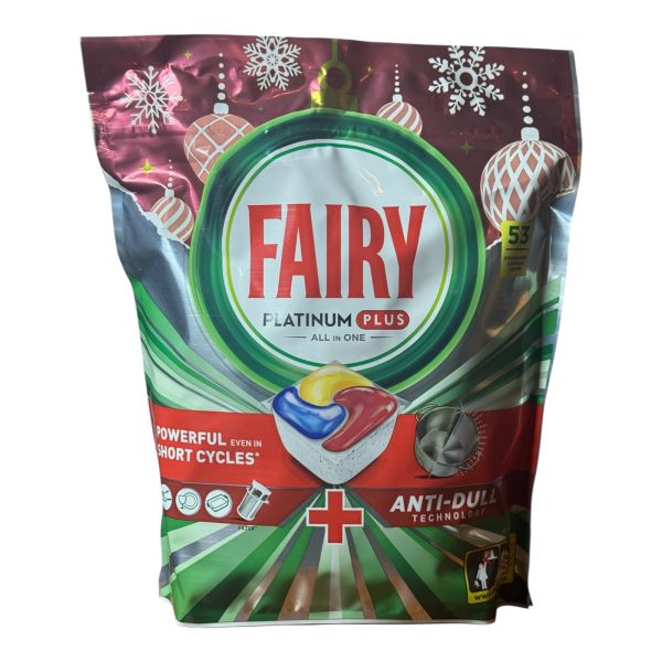 КАПСУЛИ ДЛЯ ПОСУДОМИЙНОЇ МАШИНИ FAIRY PLATINUM PLUS 53 ШТ