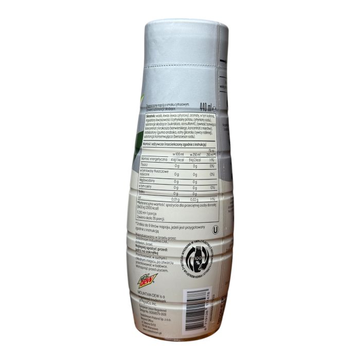 Сироп sodastream diet mtn DEW(цитрус) без цукру 440 ml