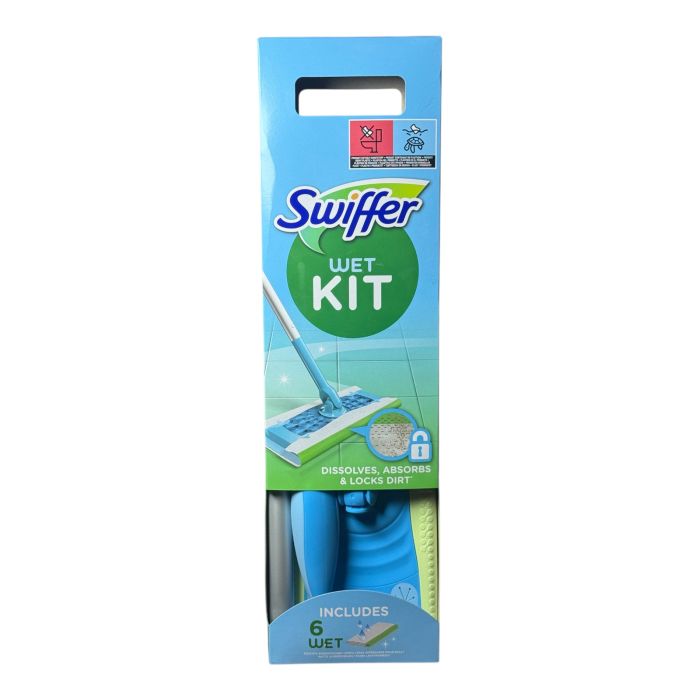 Швабра Swiffer Sweeper Wet Starter Kit + 6 серветок