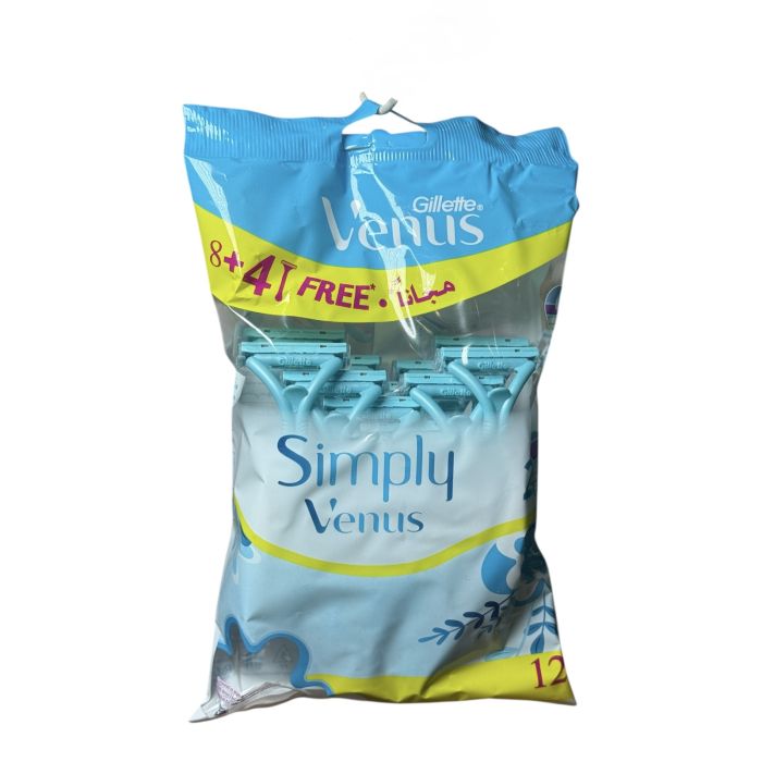 Бритви одноразові Gillette Simply Venus 8+4 шт