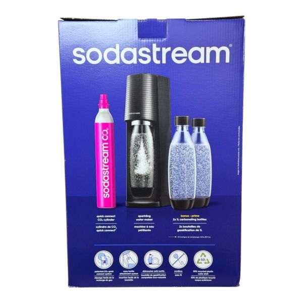 Пристрій SODASTREAM  для газування води + 2 бутилки + 1 циліндр - Terranlv