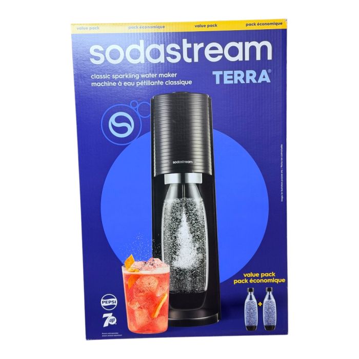 Пристрій SODASTREAM  для газування води + 2 бутилки + 1 циліндр - Terranlv
