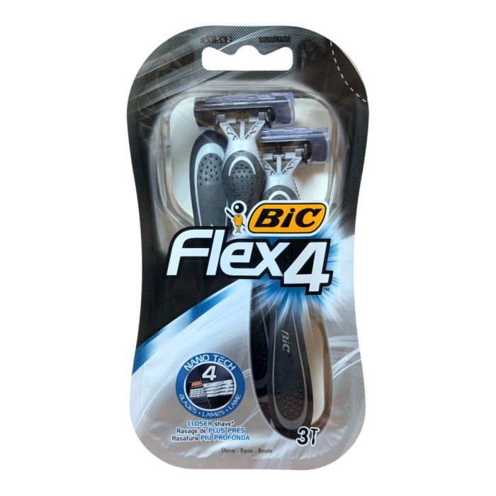 Бритва BIC Flex 4( 3 шт)