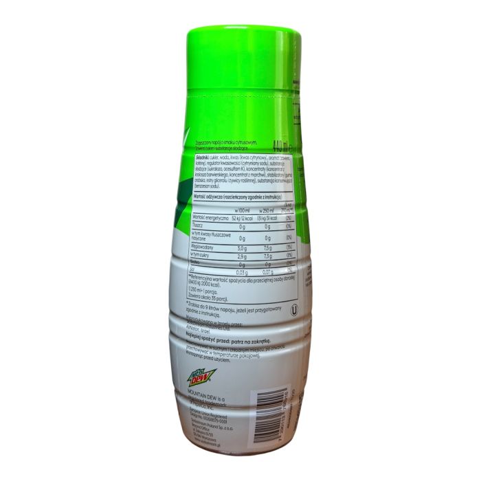 Сироп sodastream diet mtn DEW(цитрус) 440 ml