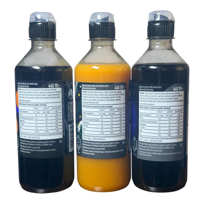 Набір сиропів Sodastream ZERO 3 шт,PEPSI MANGO(без цукру),MOUNTAIN DEW DIET (без цукру),PEPSI (без цукру)