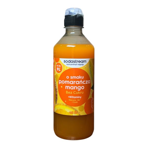 NEW!!!Сироп sodasteam pomarancza mango classics 440мл