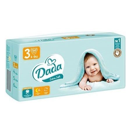 Підгузки Dada Extra Soft 3 Mіdi (4-9 кг), 56 шт Підгузки Dada Extra Soft 3 Mіdi (4-9 кг), 56 шт